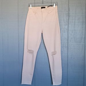 Banana Republic Premium Denim High-Rise Skinny Blush Jeans. Size 27